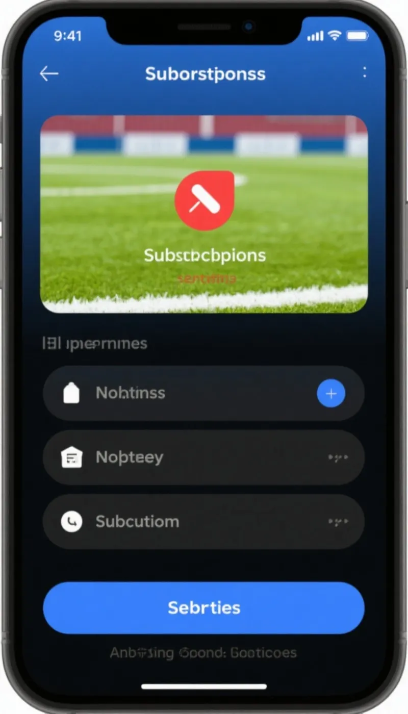 通知与订阅设置界面